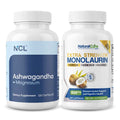 Ashwagandha & Extra Strength Monolaurin Bundle (120ct)