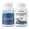 Ashwagandha & Premium Monolaurin 600mg Bundle (60ct)