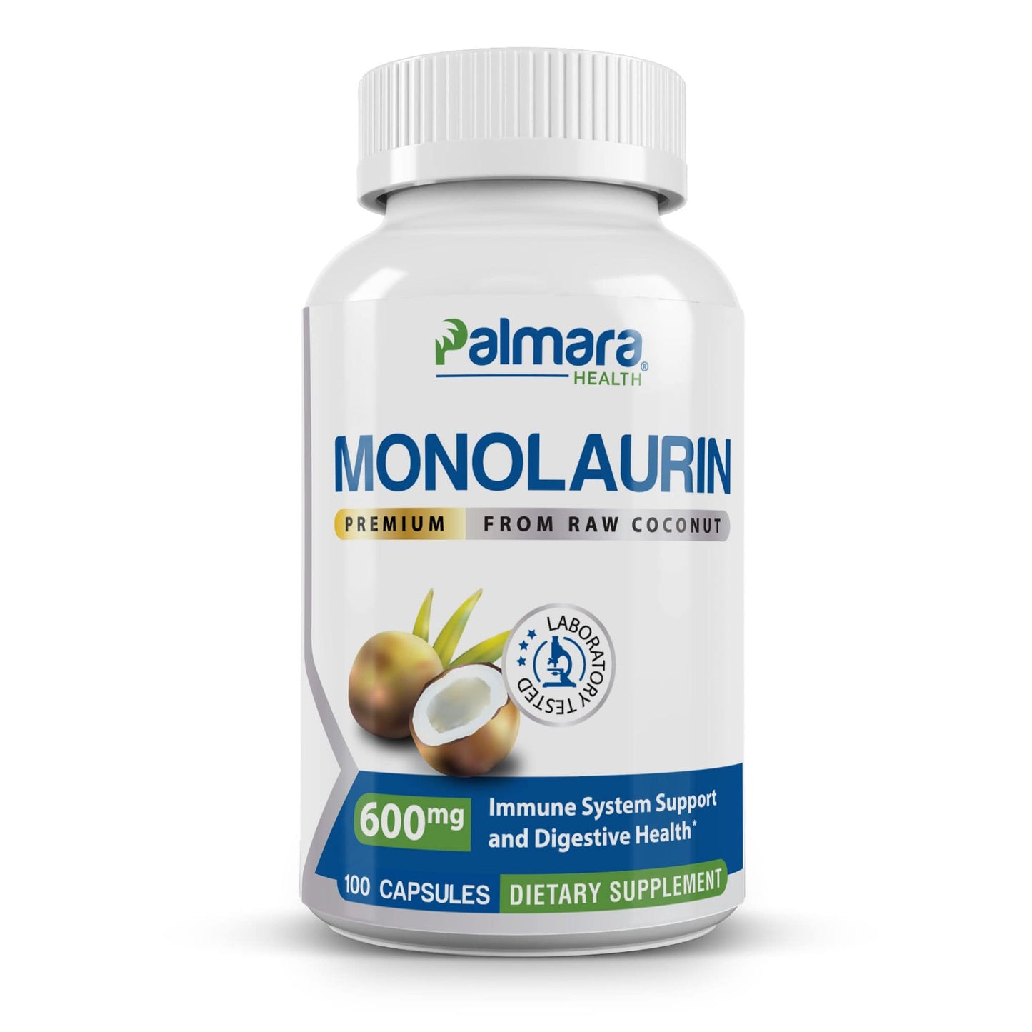 Palmara Health Premium Monolaurin 600mg