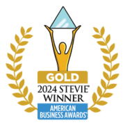 Gold Stevie Award 2024: Business Leadership and Innovation Excellence Gold Stevie Award Winner 2024 from the American Business Awards, recognizing continued leadership and achievement in business.