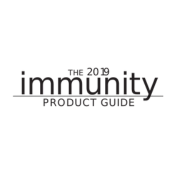 Immunity Product Guide 2019: Top Products for Immune Support 2019 Immunity Product Guide logo, highlighting products that support immune health and wellness.