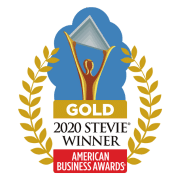 Gold Stevie Award 2020: American Business Awards for Business Excellence Gold Stevie Award Winner 2020 from the American Business Awards, recognizing excellence in business achievements.