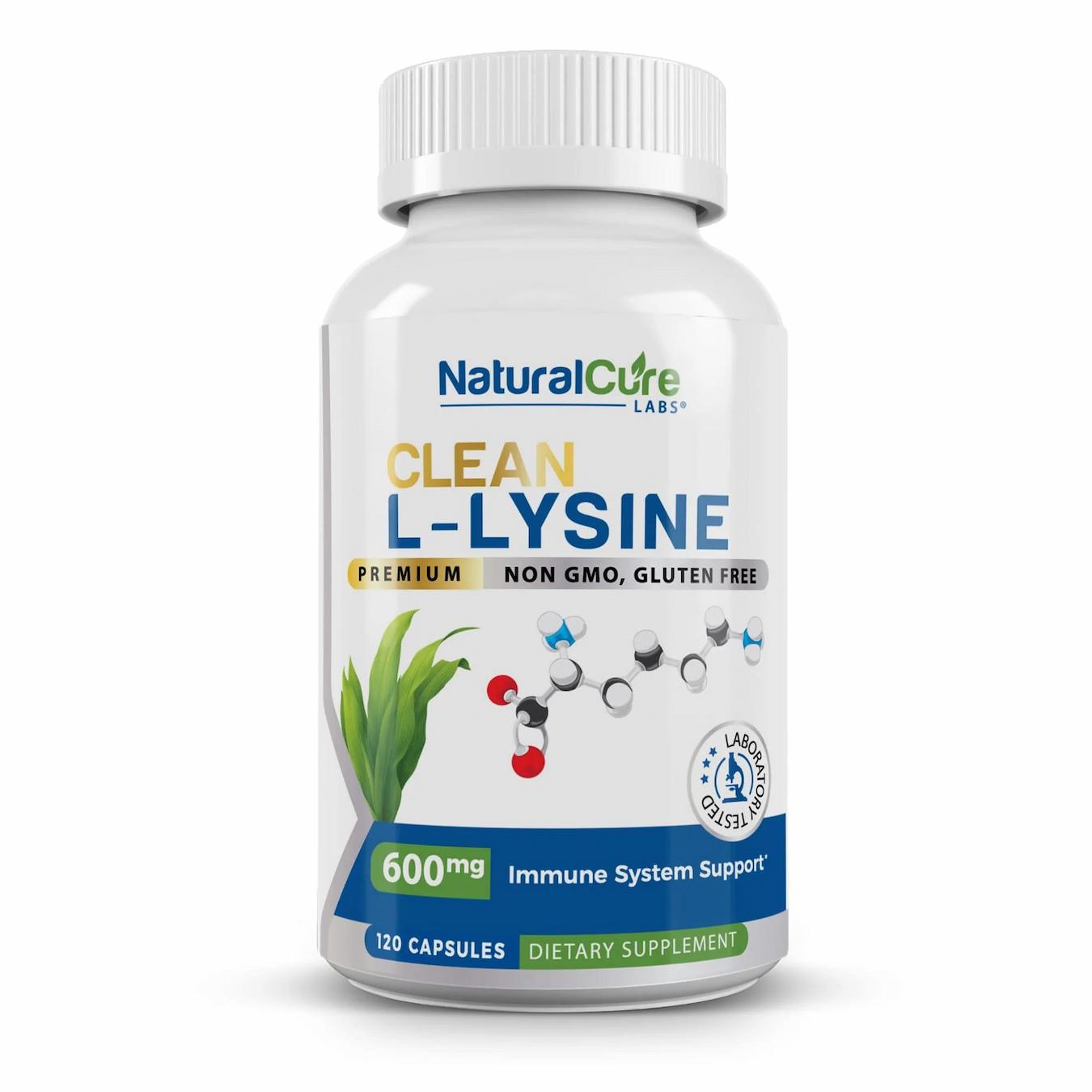 Natural Cure Clean l-Lysine supplement  non Gmo, Gulten free.