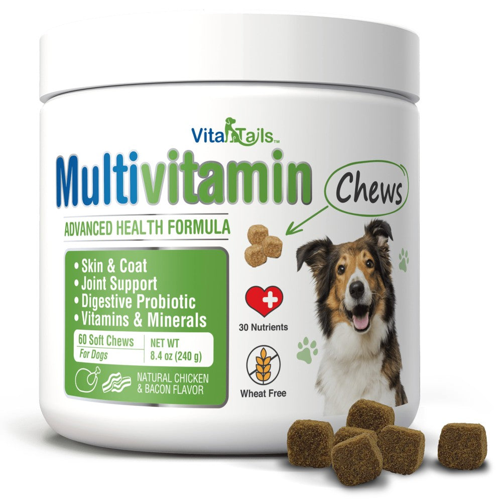 Vita Tails Multivitamin Soft Chews for Dogs.