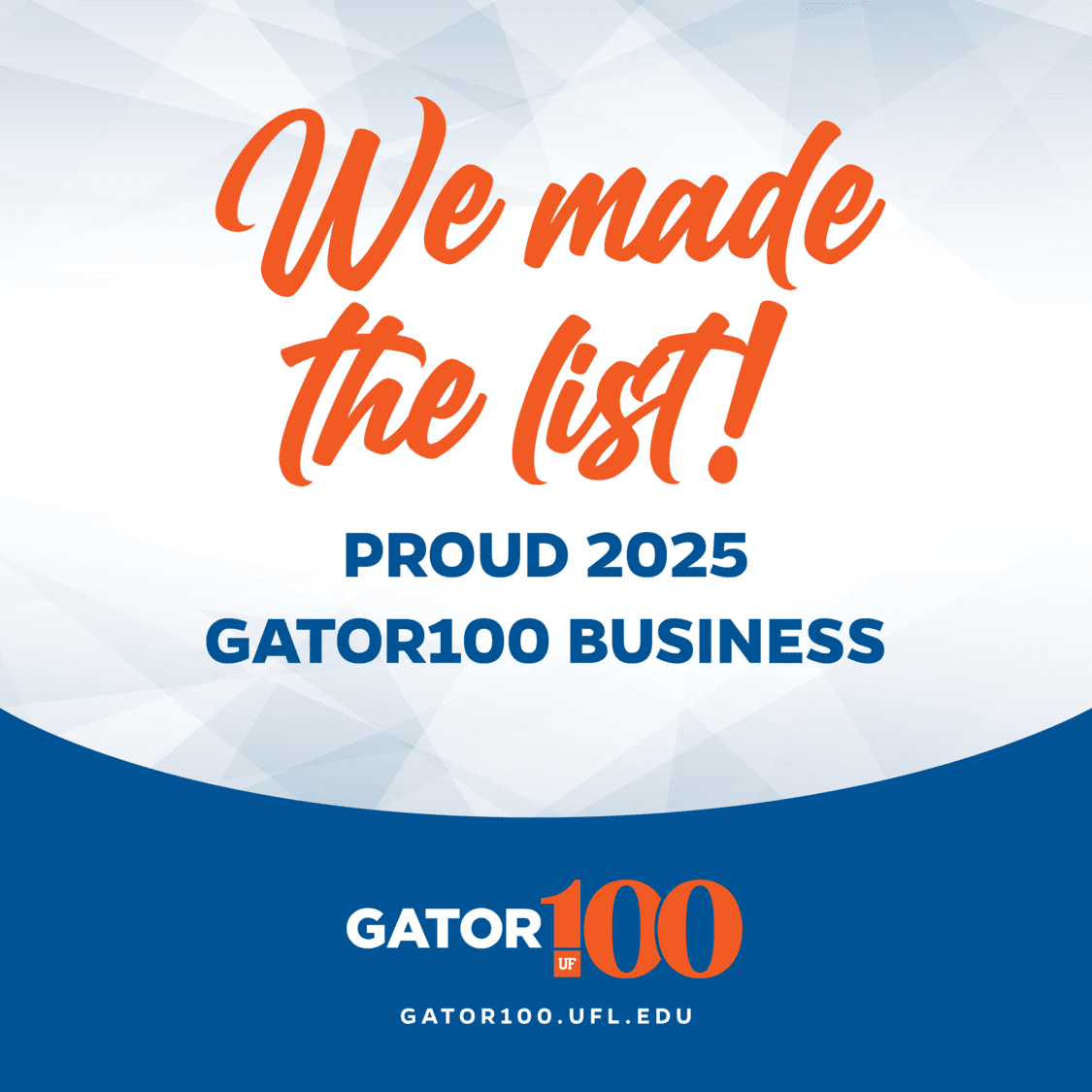 Natural Cure Labs Recognized as a 2025 Gator100 Honoree