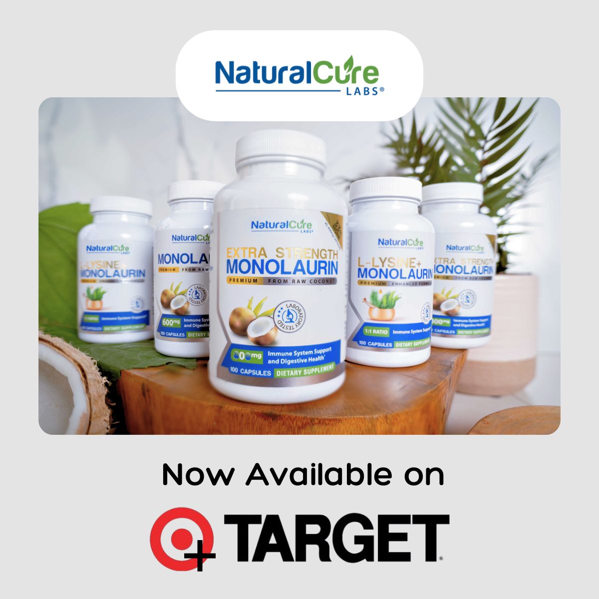 Natural Cure Labs Now Available on Target+