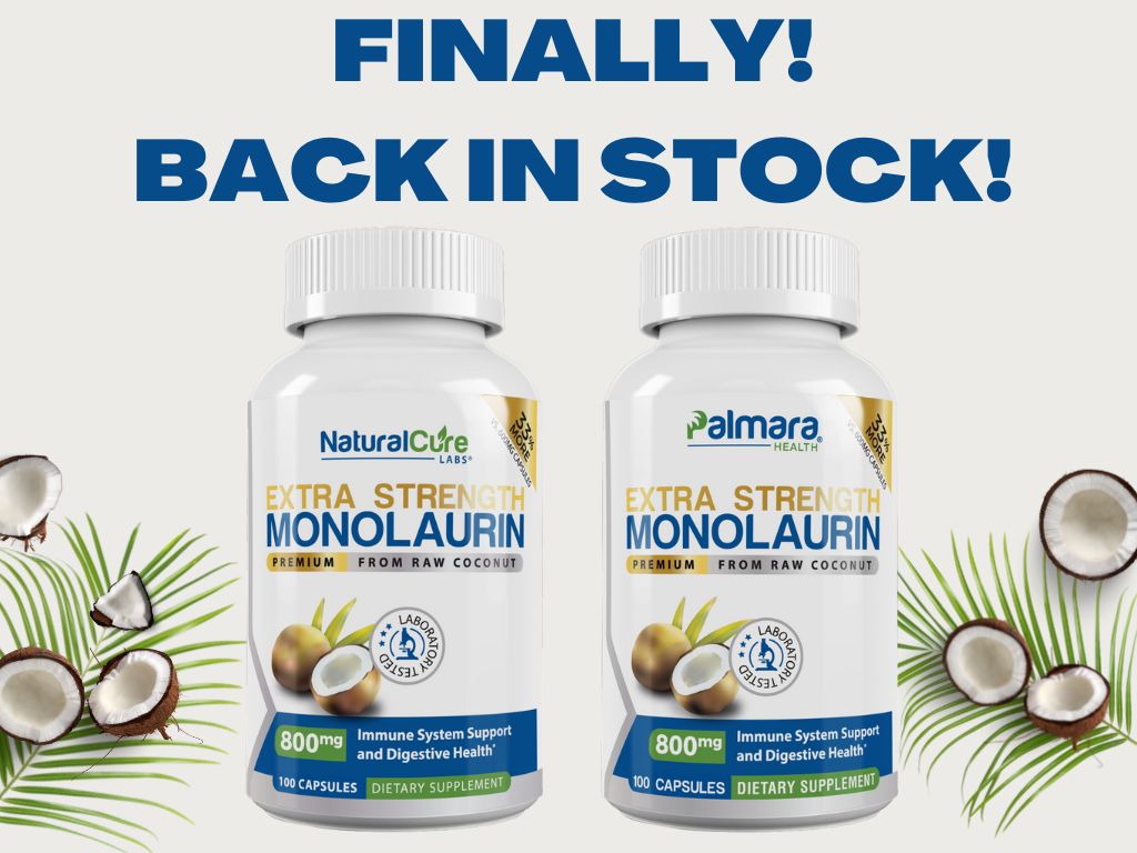 Monolaurin Extra Strength Natural Cure Labs Palmara Health