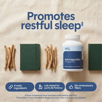 Premium KSM-66 Ashwagandha with Magnesium, L-Theanine & B6 120-ct