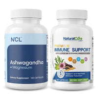 Ashwagandha & Premium Immune Support Bundle (120ct)