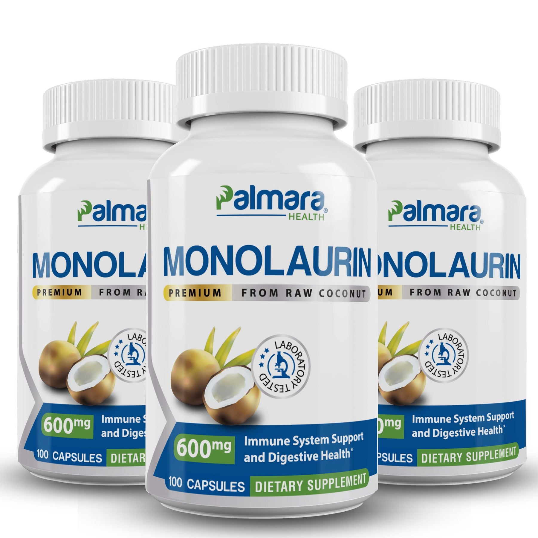 Palmara Health Monolaurin Premium for immune and digestive health