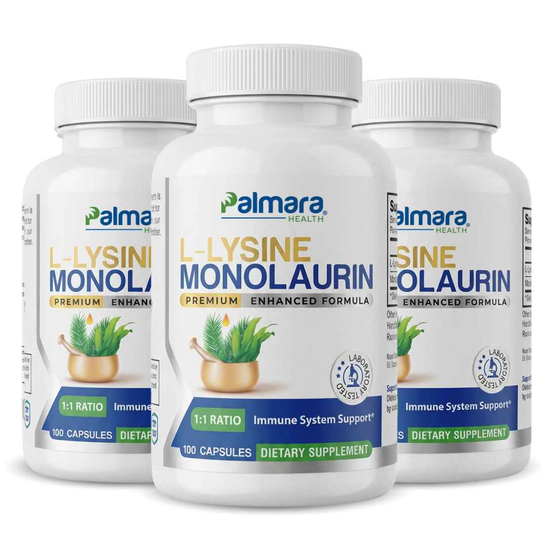 L-Lysine with Monolaurin 1:1 Ratio | Palmara Health