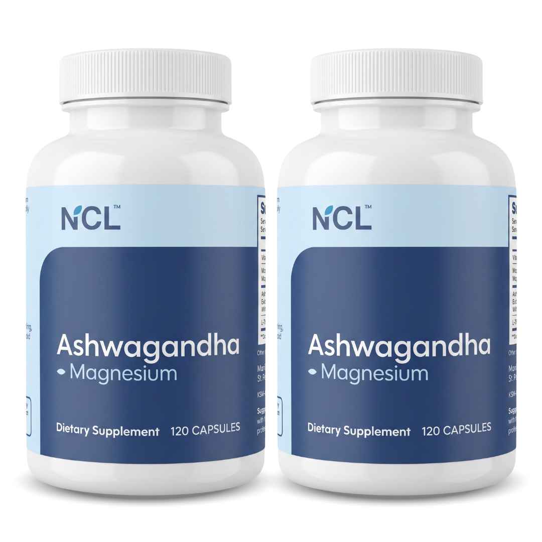 Premium KSM-66 Ashwagandha with Magnesium, L-Theanine & B6 120-ct