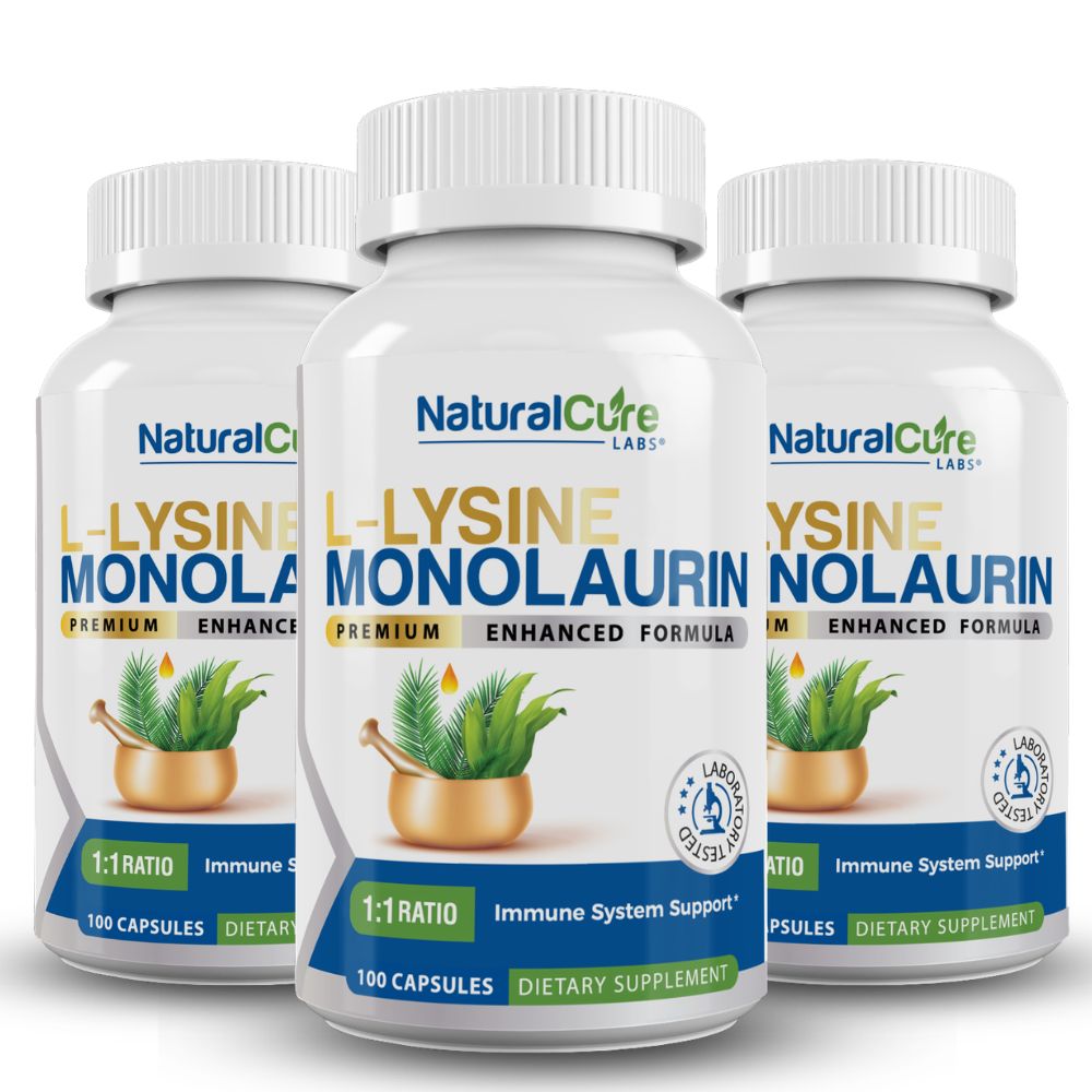 L-Lysine with Monolaurin 600mg