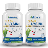 Palmara Health Clean L-Lysine Supplement  Pack Of 2.