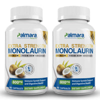 Palmara Health Extra Strength Monolaurin Supplement for Immune and Digestive Support.