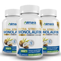 Palmara Health Extra Strength Monolaurin Supplement Pack Of 3.