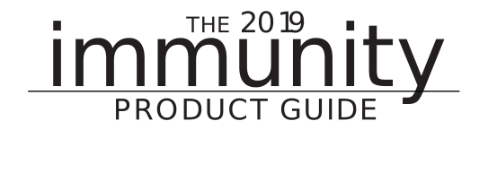 Logo of the 2019 "Immunity Product Guide"