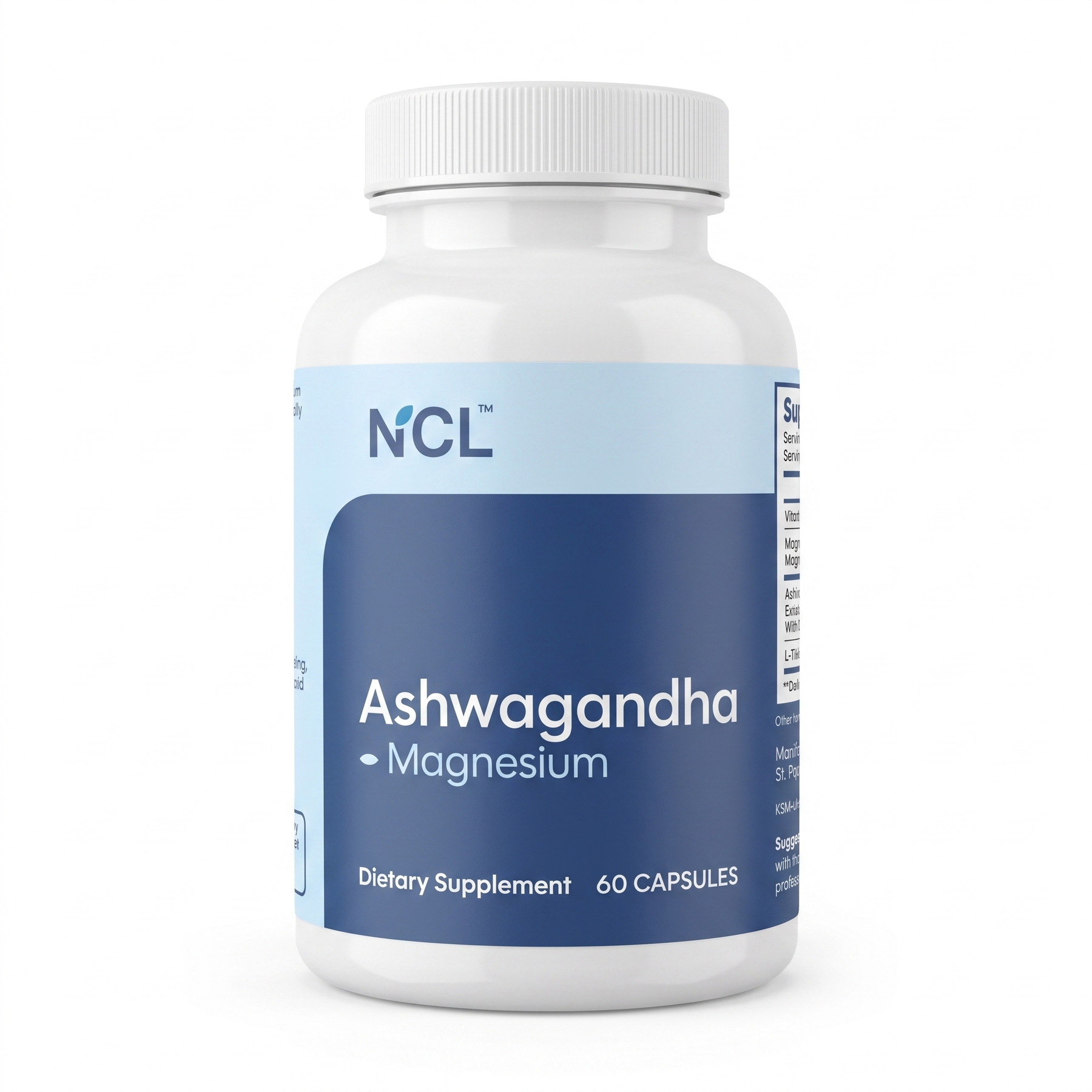 Premium KSM-66 Ashwagandha with Magnesium, L-Theanine & B6 60-ct