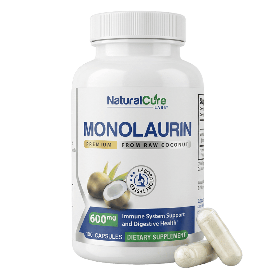 NCL (Natural Cure Labs) Premium Monolaurin bottle