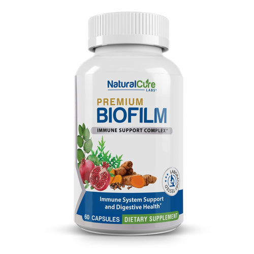 NaturalCure Premium Biofilm for 
Immune System Support and Digestive Health.