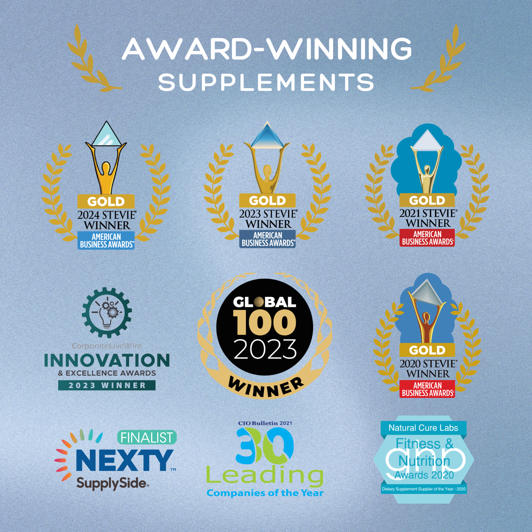 L-Lysine with Monolaurin, Premium Immune Support, and Premium Andrographis award winning supplements