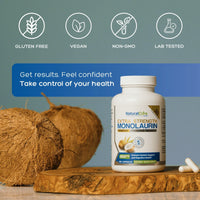 NaturalCure Extra Strength Monolaurin Supplements for Immune Support and Health