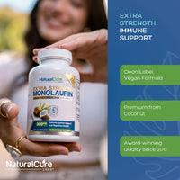NaturalCure Extra Strength Monolaurin for immune support with quality results