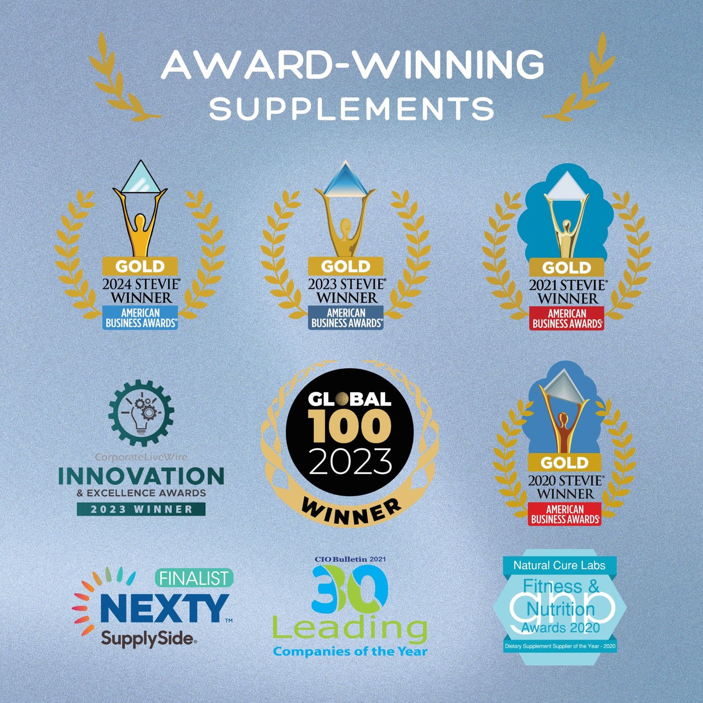 Palmara Premium Immune Support award-winning supplements with multiple industry.