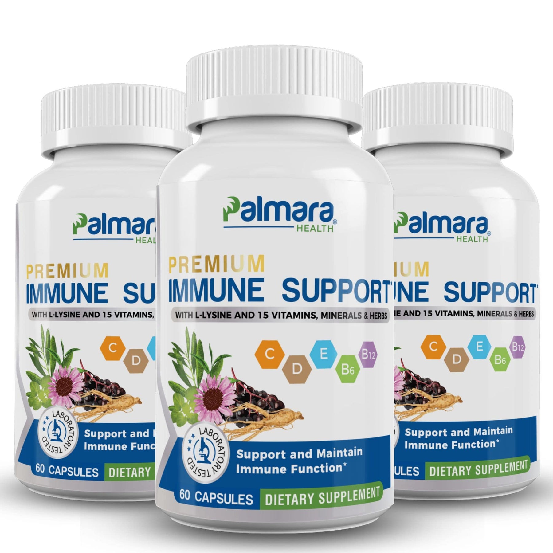 Palmara Premium Immune Support Supplement Pack Of 3