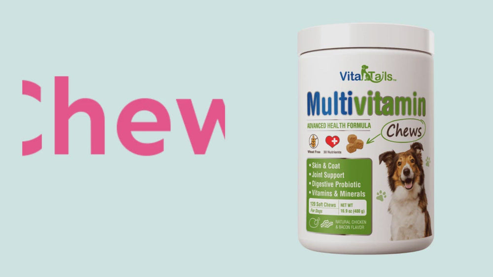 
                  
                    Load and play video in Gallery viewer, Multivitamin Soft Chews for Dogs - 120 Count
                  
                