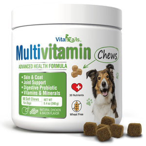 
                  
                    Load image into Gallery viewer, Multivitamin Soft Chews for Dogs - 60 Count
                  
                