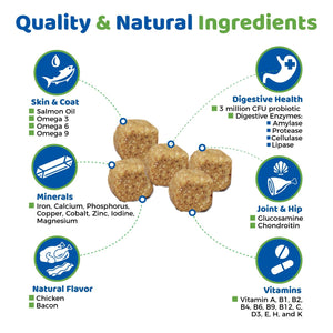 
                  
                    Load image into Gallery viewer, Multivitamin Soft Chews for Dogs - 60 Count
                  
                